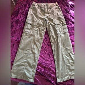 Celebrity Pink Women's Green Cargo Jeans